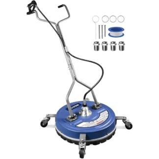Limpiador de Superficies para Lavadora a Presión de 20'' y 4500 PSI, Accesorio para Lavadora a Presión con Ruedas