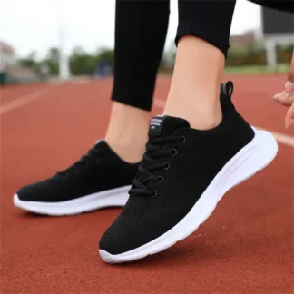 Talla 36 35-40 marca de lujo Tenia mujer zapatillas de bádminton tejidas zapatos casuales de mujer deportes juego tecnología de ejercicio clásico