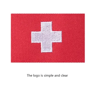 Bolsa de primeros auxilios Bolsa médica vacía para coche, hogar, viajes, camping al aire libre (rojo L)