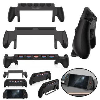 Para Nintendo para Switch 2 Grip con soporte funda de agarre 5 ranuras para juegos funda protectora antideslizante para Switch 2 accesorios para consola de juegos