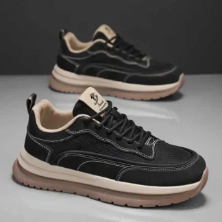 La apariencia aumenta el otoño zapatillas clásicas para hombre zapatos tejidos zapatos de lujo para hombre Panske Boty deportes Snackers el más vendido