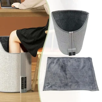 Almohadilla Térmica para Piernas Debajo del Escritorio, Pantalla Digital con Temporizador Personal, Calentador de Pies y Piernas con Manta, Calentador de Espacio para Dormitorio, Hogar