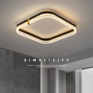 Luces Led para dormitorio, ambiente Simple moderno, luz para el hogar, iluminación de habitación de lujo, lámparas nórdicas creativas, luces de techo minimalistas