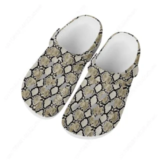 Sandalias con diseño de serpiente para hombre y mujer, zapatos de agua a la moda para adolescentes, zapatillas personalizadas de playa cómodas y transpirables para jardín de alta calidad