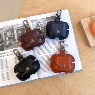 Funda para Shokz OpenDots One E310 nuevo 2025 Bluetooth funda protectora de cuero para auriculares Cortex con anillo anticaída