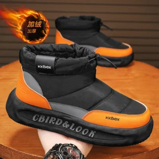 Botas de invierno para hombre, zapatillas de deporte de terciopelo para hombre, botines suaves y cómodos, deportes y ocio, resistentes al desgaste, antideslizantes, nuevas