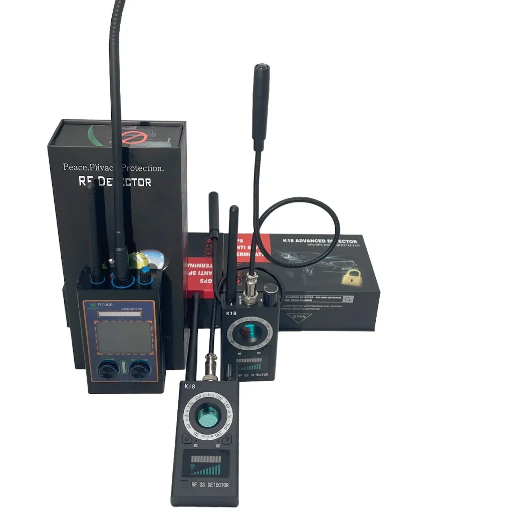 Detector multifunción K18 RF GS, dispositivo antiespía profesional para cámara oculta, rastreador GPS, alcance de 1-8000MHz