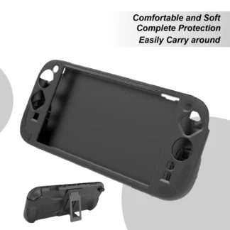 Funda de silicona para consola de juegos Switch2, funda antiarañazos con soporte trasero, protección de consola de juegos para el hogar