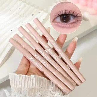 Menisco doble extremo de gusano de seda delineador de ojos lápiz mate diamante brillo sombra maquillaje resaltador lápiz de maquillaje brillo Cr O0F6