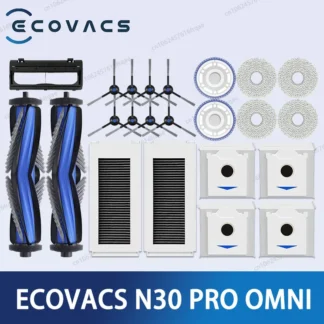 ECOVACS Deebot N30 PRO OMNI /YDLX11-1 accesorios cepillo lateral principal paño de mopa filtro HEPA bolsa de polvo Robot repuestos de aspiradora