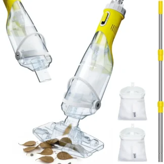 Aspiradora de piscina inalámbrica con potente succión, ideal para hojas y desechos en piscinas subterráneas y enterradas