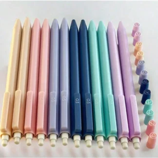 Lindo juego de portaminas Pastel, tamaños duales de 0,5 mm y 0,7 mm para escritura precisa, dibujo artístico, bocetos, útiles escolares para niñas