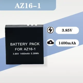 Batería AZ16-1 de 3,85 V y 1400 mAh para cámara de acción Xiao Yi 4K - Compatible con Yi 2a generación