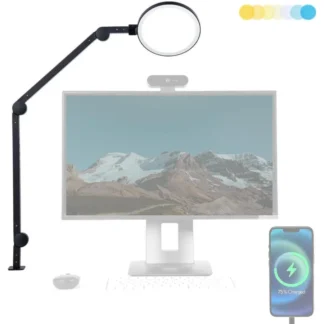 Lámpara de escritorio LED bicolor Edge Light 2.0 - Negro