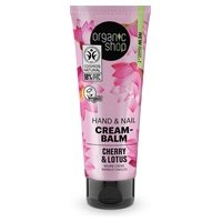 Crema para manos y uñas cereza y loto 75 ml - Organic Shop