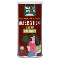 Barquillos de chocolate veganos Bio 140 g (Chocolate) - NaturGreen