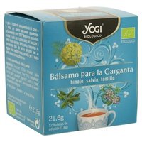 Bálsamo para la garganta 12 bolsitas infusoras de 1.8g - Yogi