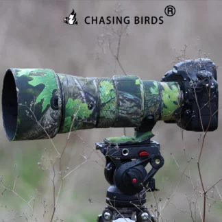 CHASING BIRDS abrigo de lente de camuflaje para NIKON AF-S 500mm F5.6 E PF impermeable y impermeable 500 cubierta protectora de lente elástica