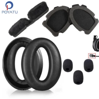 Almohadillas para auriculares POYATU, almohadillas para auriculares BOSE Aviation X A10 A20, diadema, banda para la cabeza, funda para micrófono, cojín, orejera
