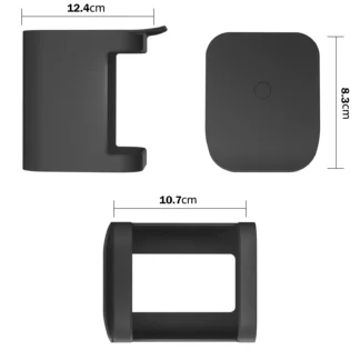 Funda protectora de silicona para cámara de seguridad con ala, cubierta protectora para cámara resistente a la intemperie para Ring Spotlight Cam Pro/Cam Plus