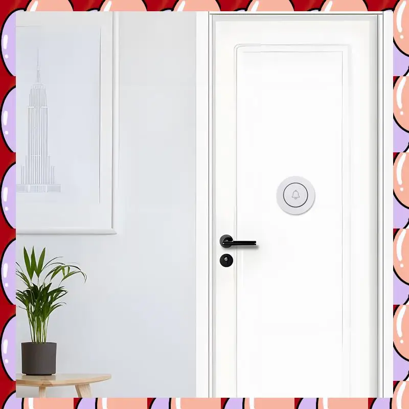 Timbre A72Z M6, timbre inalámbrico con botón para exteriores, timbre inteligente con Wifi, alarma de casa, timbre inteligente inalámbrico 433