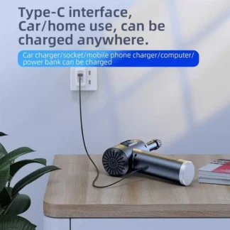 Soplador de Aire Comprimido Y156A, Soplador de Aire Eléctrico Inalámbrico Portátil de 3 Velocidades a 100000 RPM, para Limpiar Teclados y PC