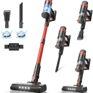 Aspiradora Inalámbrica de 560W – 48KPa, 70 Minutos de Autonomía, Aspiradora Vertical con Pantalla Táctil Inteligente