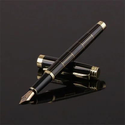 Pluma de caligrafía, pluma estilográfica, escritura suave, dibujo, diario, escritura, bolígrafo de tinta, firma, pluma estilográfica de Metal Convertible