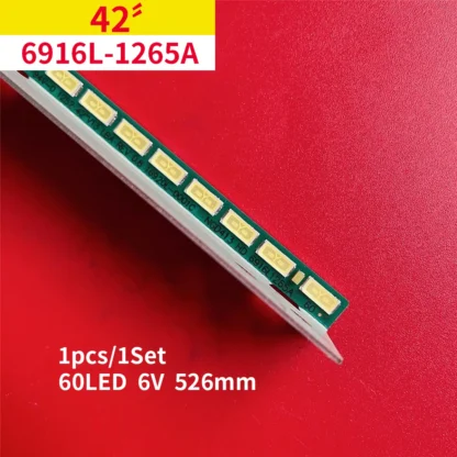 Tira de luces LED de iluminación trasera, accesorio para Panasonic TX-L42ET60E TX-L42ET60B TX-LR42FT60 6916L-1265A LC420EUD FF F2 F1 6922L-0077