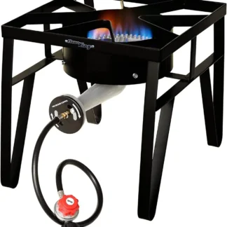 Quemador de propano de alta resistencia de 200K BTU para cocinar al aire libre, elaboración casera, freír pavo, preparación de jarabe de arce