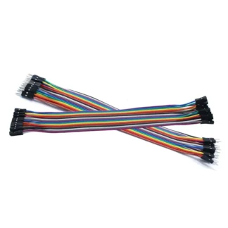 Línea DuPont: Bus a Bus a Bus a Macho Línea de conexión de línea plana de color 20p-20cm