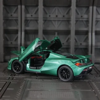 1:32 McLaren 720s Modelo de coche de aleación, puertas y capó se pueden abrir tienen funciones de sonido y iluminación simuladas ricas en detalles.