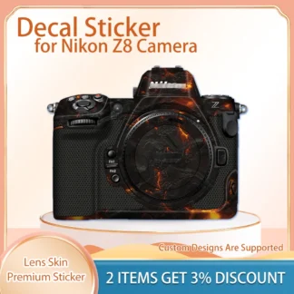 Pegatina de piel de cámara Z 8 para Nikon Z8, pegatina de cámara Premium, envoltura antiarañazos, accesorios de fotografía cubiertos
