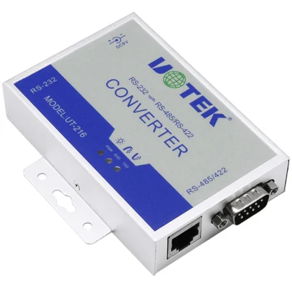 Adaptador de conversión RS232 a RS485 RS422 Convertidor DB9 Com Conector 600W Protección contra sobretensiones UT-216
