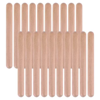Palos de ritmo Musical para niños, palitos luminosos de madera clásica, instrumento de percusión Musical, 20 piezas, 8 pulgadas