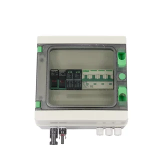 CHYT IP65 1000V DC Panel solar Caja combinadora fotovoltaica 1 cuerda para energía solar, con relámpago