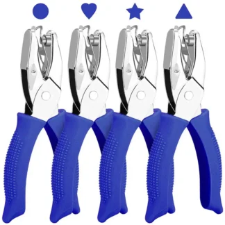 Perforadora de un solo orificio para papel de álbum de recortes, perforadoras para ropa, estrella, corazón, círculo, perforadora de forma artesanal, perforadora de 0,25 "agujero