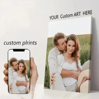 Impresiones en lienzo personalizadas, foto personalizada, póster para la vida familiar, mascotas, anime, cumpleaños, bodas, paisajes, decoración del hogar, regalos