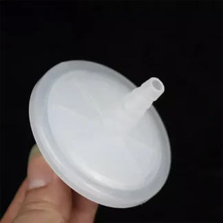 Bloqueador de agua tipo mariposa para laboratorio, tapón de bloqueo de agua de 50 mm, filtro de aire con membrana de PTFE de 0.22um, 0.45um, 1um, 3um