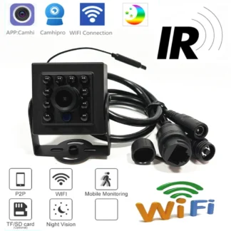 Bird House 5MP 1080P Mini cámara IMX307 IMX335 WiFi cámara de seguridad con soporte de visión nocturna de 940nm-Ideal para mascotas, bebés y niñera