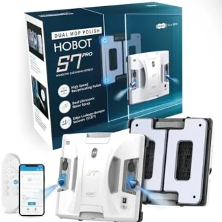 Robot Limpiacristales HOBOT S7 Pro – Limpieza Automática, Succión de 4800 Pa, Pulverización Ultrasónica, Tecnología de Doble Mopa
