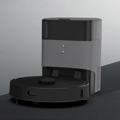 Robot Aspiradora Blanco, Robot de Barrido para Interiores, Alfombras, Pelo de Mascotas, Limpieza del Hogar