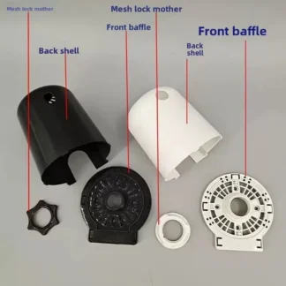Para motor de ventilador de piso, cubierta protectora de carcasa de plástico, juego de 3