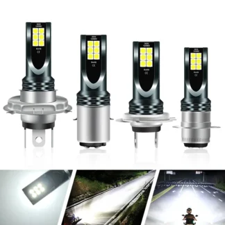 Suministro especial transfronterizo de faros LED para coche, luces antiniebla H4 H7 P15D H6, 12 luces, faros LED de alto brillo para motocicleta