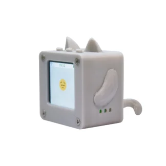 Mini robot AI DeepSeek XiaoZhi | Chat de voz inteligente, compañero emocional y aprendizaje interactivo, regalo técnico portátil