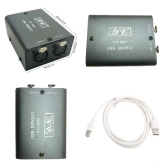 B03F 1 Juego módulo iluminación escenario etapa 512 canales USB a luz LED DMX512