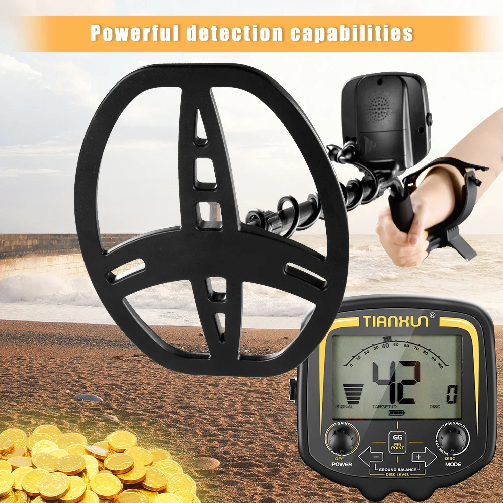 Detector de Metales profesional Tianxun TX-850, escáner a prueba de agua de profundidad subterránea, Detector de oro, Cazador de tesoros
