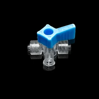 50 válvulas de llave de paso de tres vías, adecuadas para conectores o tubos de bloqueo Ruhr, para uso médico y de laboratorio, esterilizadas de un solo uso