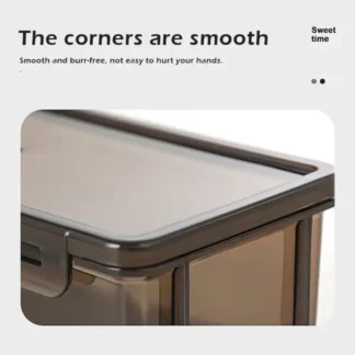 Estuche de Lápices de Plástico Simple, Transparente, Negro, Multifuncional, Caja de Almacenamiento de Papelería, Organizador de Papelería para Estudiantes