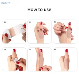 Parches de funda para tendón de muñeca y mano, pegatina protectora para pulgar, Protector de dedo, terapia para aliviar el dolor, yeso para artritis, 5 uds.